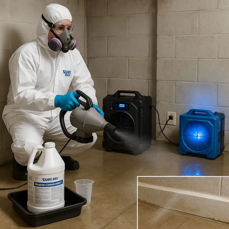 Sanitization and Odor Removal process in Crestline, CA
