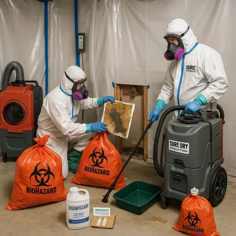 Contaminated Water Handling Protocols process in Crestline, CA